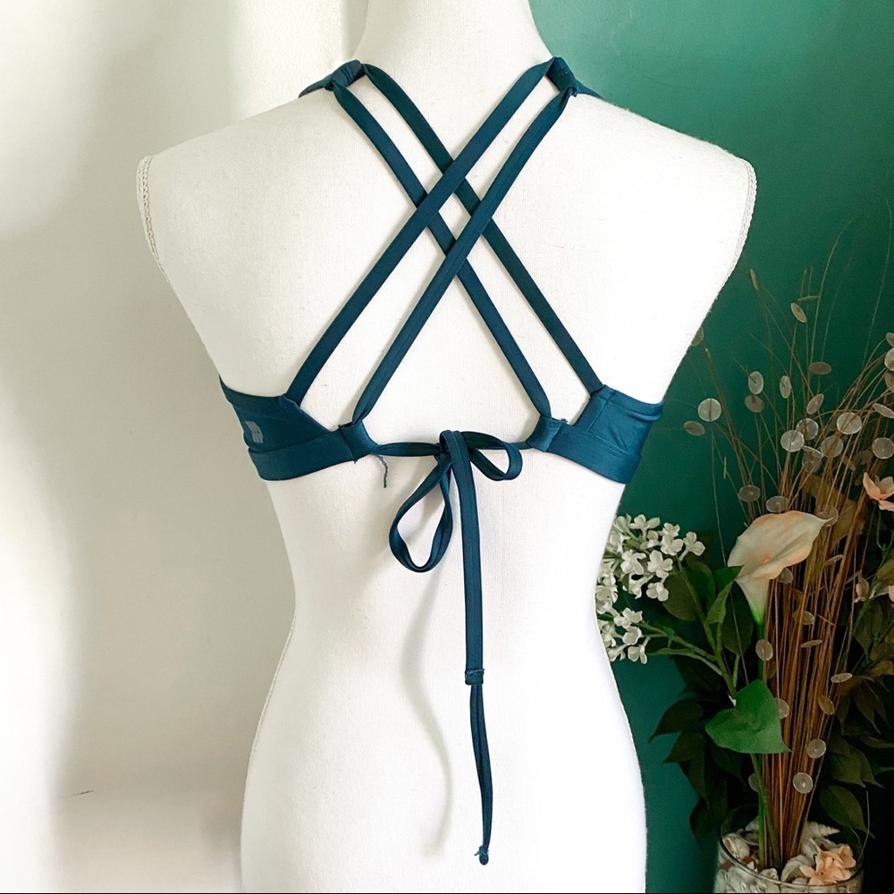 NEW! All in Motion Teal Bikini Top